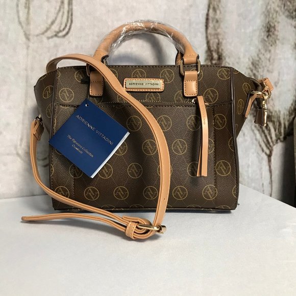 ADRIENNE VITTANDINI Medium Satchel Crossbody Purse - Picture 1 of 8